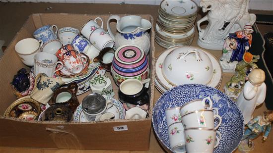 Derby & mostly 19th Century ceramics